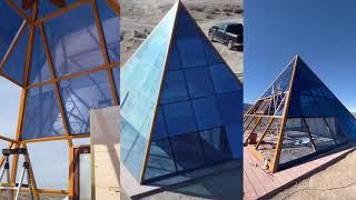 How RAX TENT Produce the Pyramid glass house?