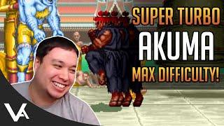 HOW IS THIS FAIR!? Akuma Super Street Fighter II Turbo Arcade Max Difficulty!