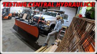 Testing The Central Hydraulics On Our 2020 Chevy Silverado 6500!