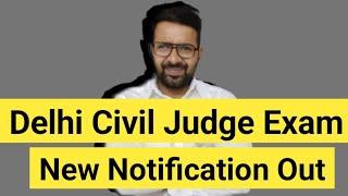 DJS Civil Judge Exam New Official Notification Out 2024 || Syllabus || Eligibility