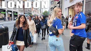 [4K] Walking Through London's Busiest Shopping Street | London Walking Tour 2024