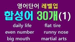 영어단어 레벨업 - 합성어 30개 (1)