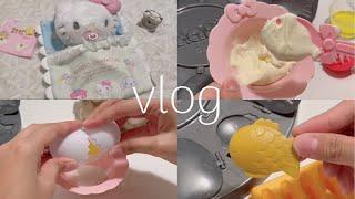 [Doll Vlog] 아기 키티랑 붕어빵 사러 가는 인형계 브이로그 Roleplay Hello Kitty goes to buy fish- shaped pastry ASMR