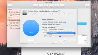 New Disk Utility App on OS X 10.11 El Capitan