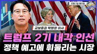 [박병창의 증시톡] 트럼프 인선/ 정책에 휘둘리는 시장 | 12월 2일