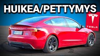 560. Tesla 3 Performance MY24- Huikea laite, mutta suorituskyky on pettymys