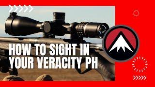 How To Sight In And Zero Your Veracity PH