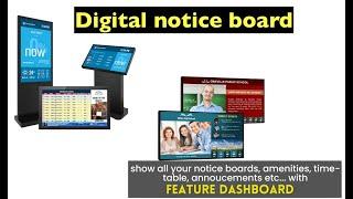 School-college digital notice board