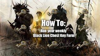 [GW2] How To: Weekly Black Lion Chest Key Farm (Fast Method)