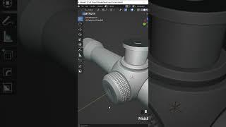 Hard Surface Modeling in Blender - Blender Tutorial #shorts