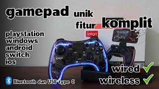 Ipega 9228 - Gamepad RGB Wireless terbaik! Bisa untuk Smartphone, PC, Switch, atau PS