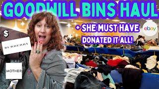 I Found Her Entire Collection & It's Worth $$ ~ HUGE Goodwill Outlet Bins Haul to Resell On Ebay