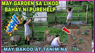 NAG GAWA AKO NG GARDEN SA LIKOD BAHAY NI PUREHELP BAKOD NALAGYAN DIN