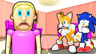 SONIC AND TAILS VS TEAM EVIL MOM ESCAPE IN ROBLOX