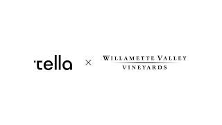 Tella x Willamette Valley Vineyards | Digital Merchandising End Cap