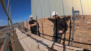 Bricklaying a School building in the Netherlands #masonry #bricklayer #construction