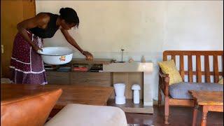 Homemaking in the Kenyan Countryside | Slow living vlog| Baking | Cleaning | Laundry