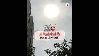 天气越来越热  新加坡人如何防暑？