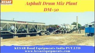 Asphalt Drum Mix Type Hot Mix Plant Working Video (Model DM-50) Capacity 60 To 90 T/H