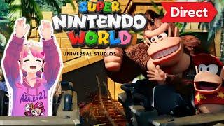 Super Nintendo World Donkey Kong Direct REACTION