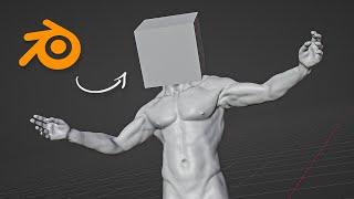 don't delete the DEFAULT CUBE in BLENDER!