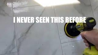 Stripping sealer from porcelain tile floors