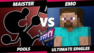 Sumapa 154 - Maister (Game & Watch) Vs. Emo (Steve) Smash Ultimate - SSBU