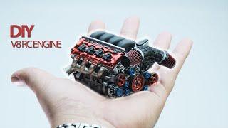 Building a V8 LS Engine Model Kit - MAD Animated Engine Model Kit - Step by Step - ASMR