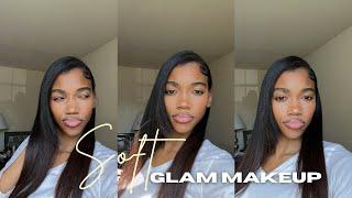 SOFT GLAM MAKEUP | step - by - step ( beginner friendly ) Using only Drugstore makeup