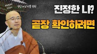 진정한 나, 마음, 이것을 당장 확인하려면 - 부처님 말씀과 마음공부(13-4)