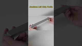 Aluminum LED Strip Profile #aluminumprofile #aluminumextrusionfactory #ledprofile