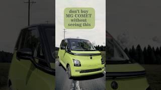 5 Things I Hate about MG COMET. #mgcometev #carreview #bangalore