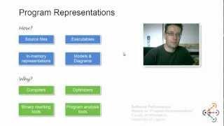 Software Performance: 1. Program Representations - Introduction