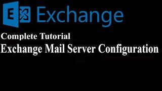 Exchange Server 2016 configuration on Windows Server 2016