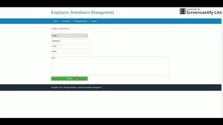 Employee Attendance Management System | Python Django Project Tutorial | Python CRUD Project