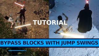 Jump Swings/Jump Hooks/Hook Slashes Tutorial | How to bypass blocks | Star Wars Battlefront II