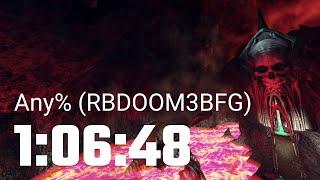 Doom 3 Any% (RBDOOM3BFG) Speedrun in 1:06:48