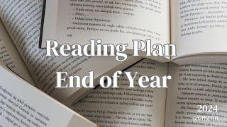 Reading Plan for End of Year