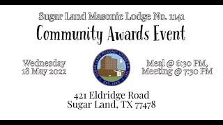 Community Awards Event - May 18, 2022