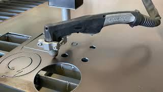 TOP 5 sell CNC plasma cutter work with hand cutting torch shape cutting