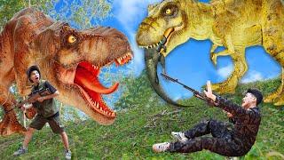 Full Spinosaurus, Mosasaurus of Kong: T-rex Jurassic2 Fight Bad Hunter Strongest Dinosaur Hunting