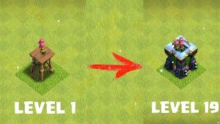 Archer Tower Level 1 TO MAX LEVEL | Archer Tower max in coc | NOOBGAMERZ_YT | NITINLAKHANPAL|