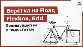 Вебинар "Верстка на Float, Flexbox, Grid. Преимущества и недостатки."