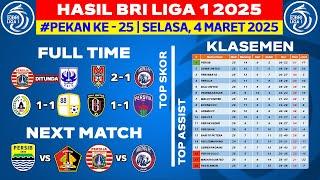 Hasil Liga 1 Hari Ini - Persija vs PSIS - Klasemen BRI Liga 1 2025 Terbaru - Pekan ke 25