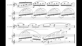George N. Gianopoulos - City Vignettes for Clarinet and Piano, Op. 29c (2016) [Score-Video]