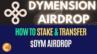 Dymension Airdrop | How To Stake $DYM Token | How To Withdraw DYM Token | AVAIL Airdrop