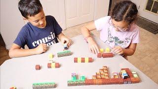 Magnetic Blocks Review | Build Mine Magnet World Games Magnetic Building Toys Kingdom & Lava World