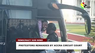 Breaking: Democracy Hub Demo protesters remanded by Accra Circuit.