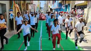 Drill dance performance by students/Sports day 2023@Wisdom land high school