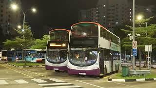 Service 114 layover at Compassvale Bus Interchange post Opening of Buangkok Bus Interchange – 30 Nov